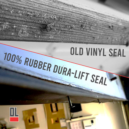 Dura-Lift Nail-In Rubber Garage Door Bottom Seal for Wood Doors (9 ft.) DLSF9